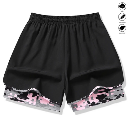🥳SUMMER HOT SALE🥳💞50K+ SOLD!💥50% OFF! 🔥Women's Casual Athletic Shorts with Built-in Liner