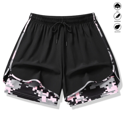 🥳SUMMER HOT SALE🥳💞50K+ SOLD!💥50% OFF! 🔥Women's Casual Athletic Shorts with Built-in Liner