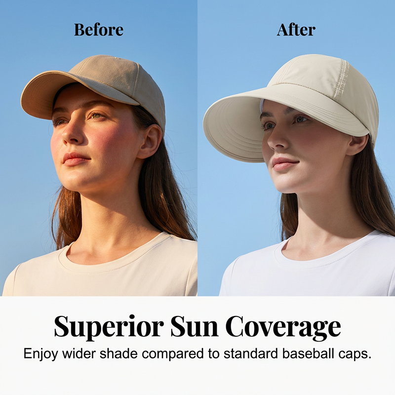 🧢 50% OFF NOW! 🌞 Women's Wide-Brim Sun Hat – UV Protection, Quick-Dry Fabric & Breathable Comfort for Beach & Travel 👒