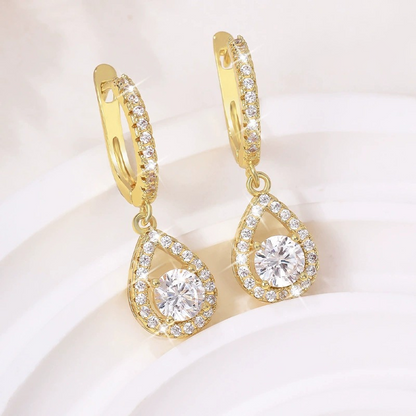 ⏳Time-Limited Special⏰Elegant Teardrop Dangle Hoop Earrings