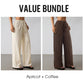 ✨2026 Collection at 50% OFF & BUY 2 FREE SHIPPING🎁Women's Striped Drawstring Wide-Leg Pants