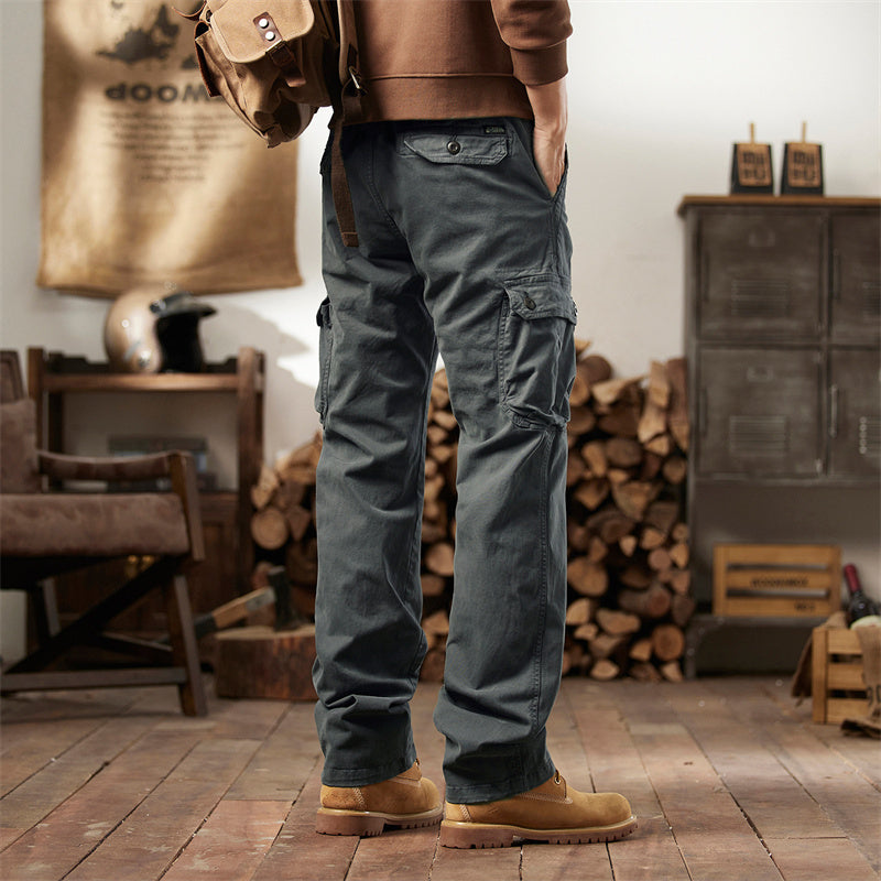 🖤Black Friday Sale:50% OFF🖤👖 Men's Cotton Cargo Tactical Pants 🛠️ Multi-Pocket, Reinforced Construction & Adjustable Waist