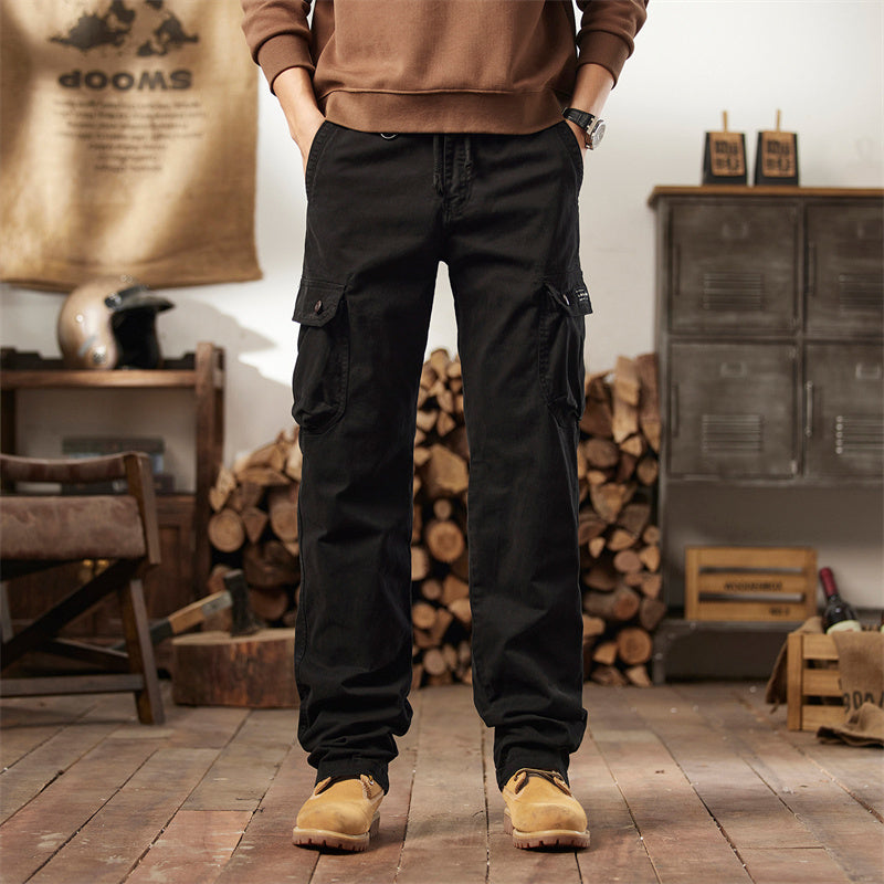 🖤Black Friday Sale:50% OFF🖤👖 Men's Cotton Cargo Tactical Pants 🛠️ Multi-Pocket, Reinforced Construction & Adjustable Waist