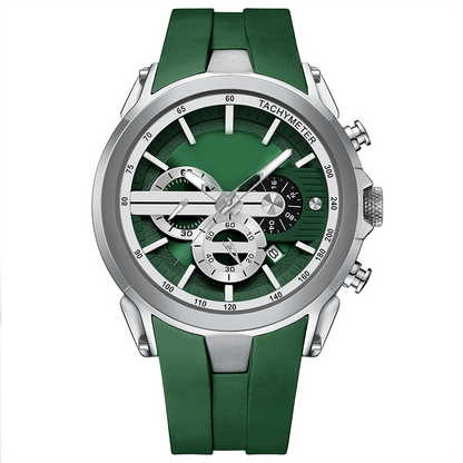Sport Style Luminous Silicone Strap Waterproof Watch
