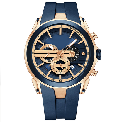 Sport Style Luminous Silicone Strap Waterproof Watch