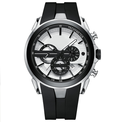 Sport Style Luminous Silicone Strap Waterproof Watch