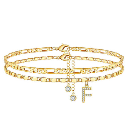 🥳SUMMER HOT SALE🥳💞50K+ SOLD!💥50% OFF! 🔥Layered Gold Ankle Bracelet for Women