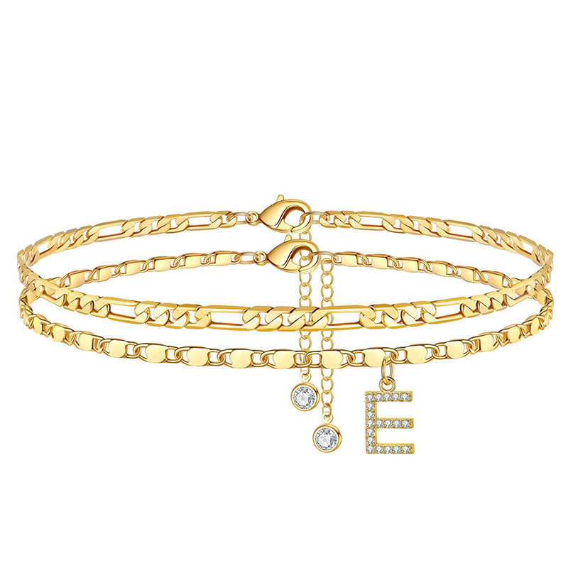 🥳SUMMER HOT SALE🥳💞50K+ SOLD!💥50% OFF! 🔥Layered Gold Ankle Bracelet for Women