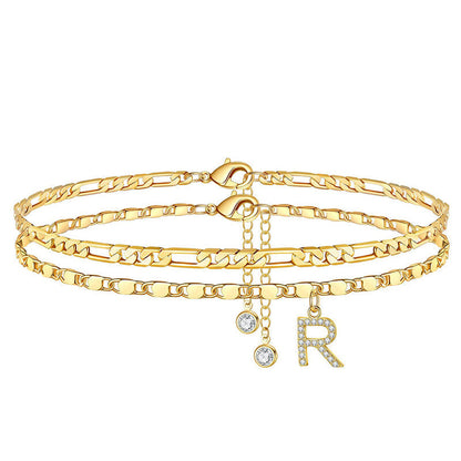🥳SUMMER HOT SALE🥳💞50K+ SOLD!💥50% OFF! 🔥Layered Gold Ankle Bracelet for Women
