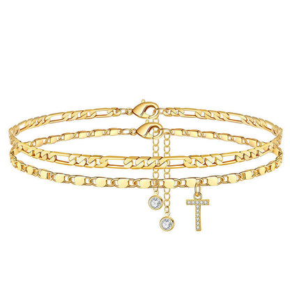 🥳SUMMER HOT SALE🥳💞50K+ SOLD!💥50% OFF! 🔥Layered Gold Ankle Bracelet for Women