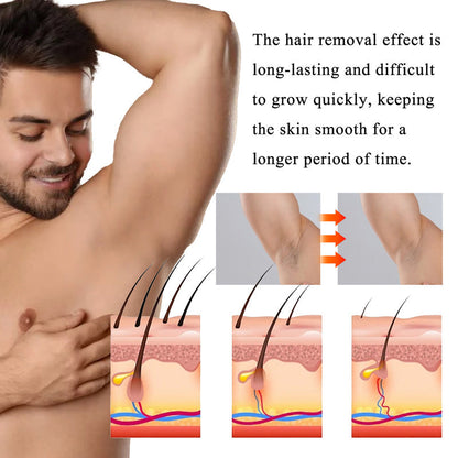 🔥While Supplies Last 40% OFF!🎉 Men's Painless Hair Removal Cream
