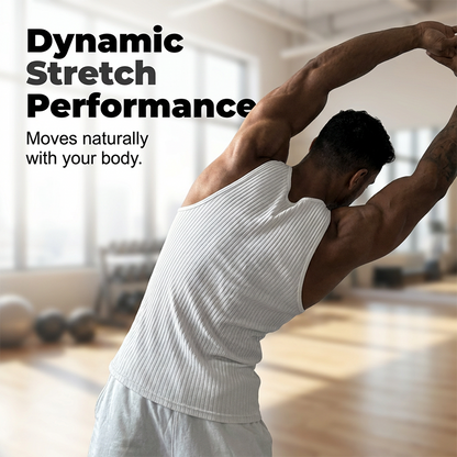 Men's Ribbed Knit Slim Fit Tank Top