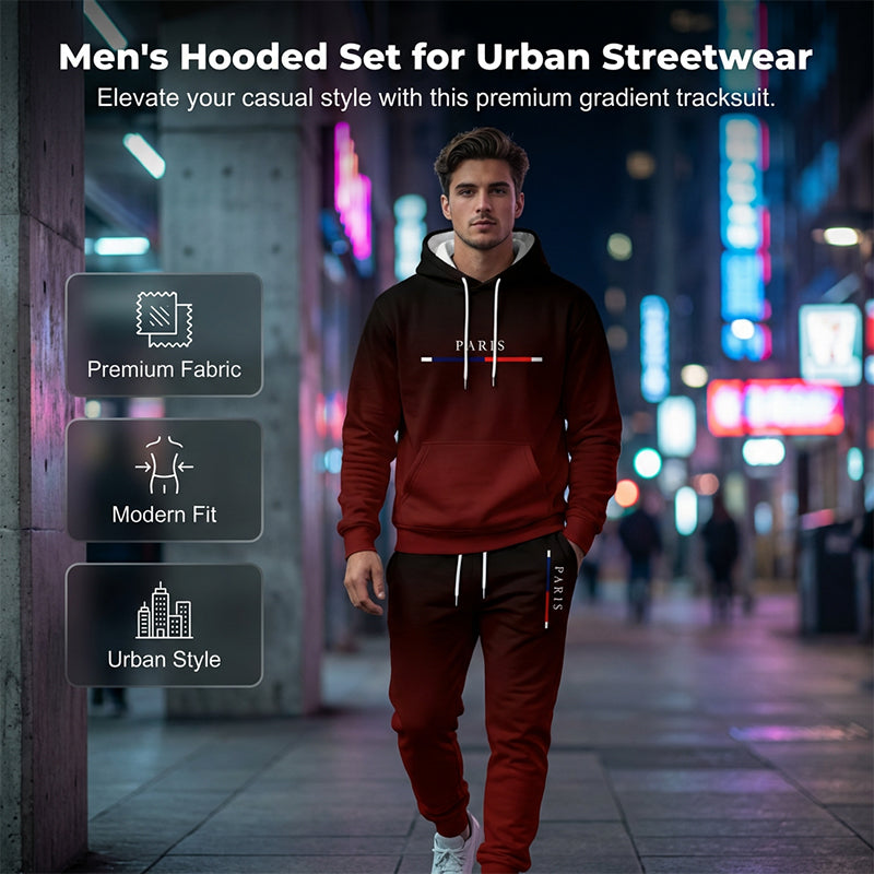 ⏳Time-Limited Special Free Shipping⏰Men's Gradient Tracksuit Set - Hoodie and Sweatpants