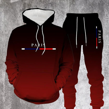 ⏳Time-Limited Special Free Shipping⏰Men's Gradient Tracksuit Set - Hoodie and Sweatpants