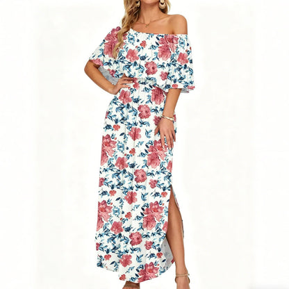 📢📢40% OFF !! ⏰Summer Bohemian Beach Slit Maxi Dress