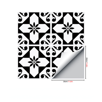 Waterproof & Non-Slip Floor Tile Stickers for Kitchen & Bathroom