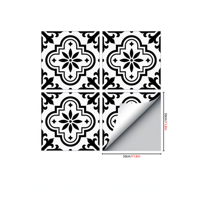 Waterproof & Non-Slip Floor Tile Stickers for Kitchen & Bathroom