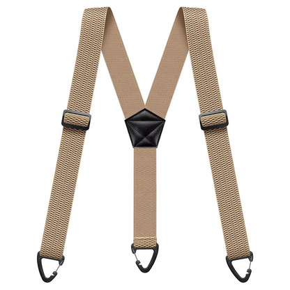 👔Men's Suspenders with X-Back & Clip Fasteners – Sturdy Clips, Wide Straps & Adjustable