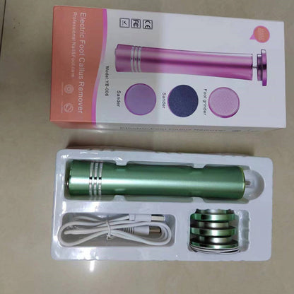 📢📢50% OFF !! ⏰Wireless Stainless Steel Foot File – Effortlessly Removes Calluses & Dead Skin, Rechargeable & Travel-Friendly✨