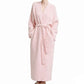 Women's Belted V-Neck Loungewear Coat