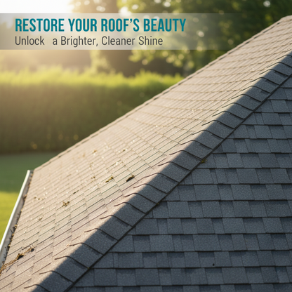 🔥Last Day Promotion - ONLY £8.99!!⚡50K+ SOLD!🏠Multi-Surface Roof Moss & Algae Cleaner Spray