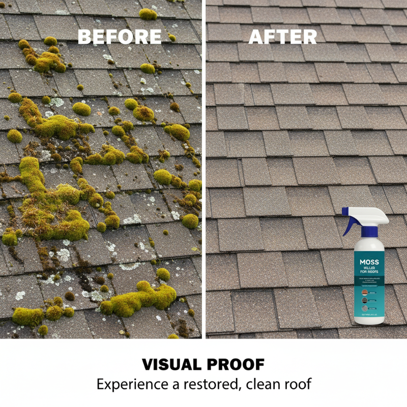 🔥Last Day Promotion - ONLY £8.99!!⚡50K+ SOLD!🏠Multi-Surface Roof Moss & Algae Cleaner Spray