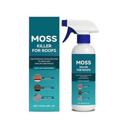 🔥Last Day Promotion - ONLY £8.99!!⚡50K+ SOLD!🏠Multi-Surface Roof Moss & Algae Cleaner Spray