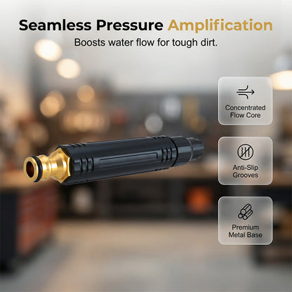 🥳2026 HOT SALE🥳💞50K+ SOLD!🔫🧼 50% OFF! Turbo Power Water Nozzle – Concentrated jet for tough grime, gentle fan for flowers. Brass connector, leak‑free. Wash at home, save big on car washes. 🚗💨