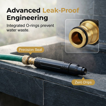 🥳2026 HOT SALE🥳💞50K+ SOLD!🔫🧼 50% OFF! Turbo Power Water Nozzle – Concentrated jet for tough grime, gentle fan for flowers. Brass connector, leak‑free. Wash at home, save big on car washes. 🚗💨