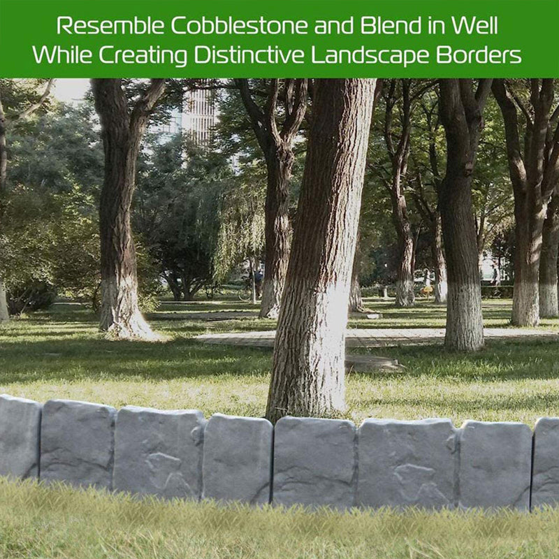 ⏰🔥LIMITED TIME 50% OFF! 🏡 Imitation Stone Garden Fence – Realistic Look, Easy Install & Expandable Design 🌿✨