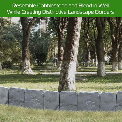 ⏰🔥LIMITED TIME 50% OFF! 🏡 Imitation Stone Garden Fence – Realistic Look, Easy Install & Expandable Design 🌿✨