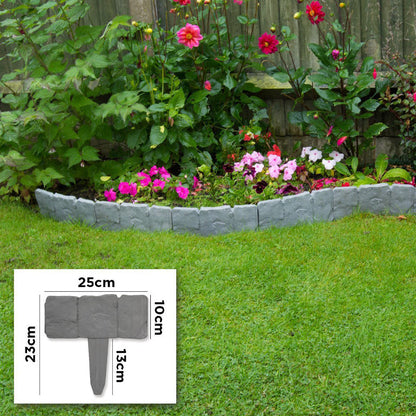 ⏰🔥LIMITED TIME 50% OFF! 🏡 Imitation Stone Garden Fence – Realistic Look, Easy Install & Expandable Design 🌿✨