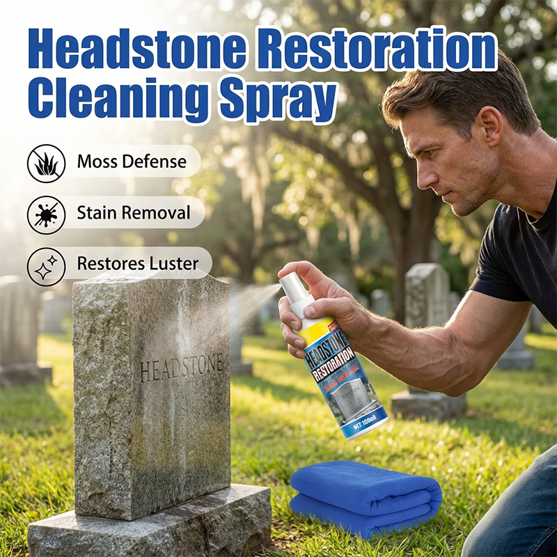 🥳2026 HOT SALE🥳Headstone Cleaning & Restoration Spray – Remove Stains Instantly