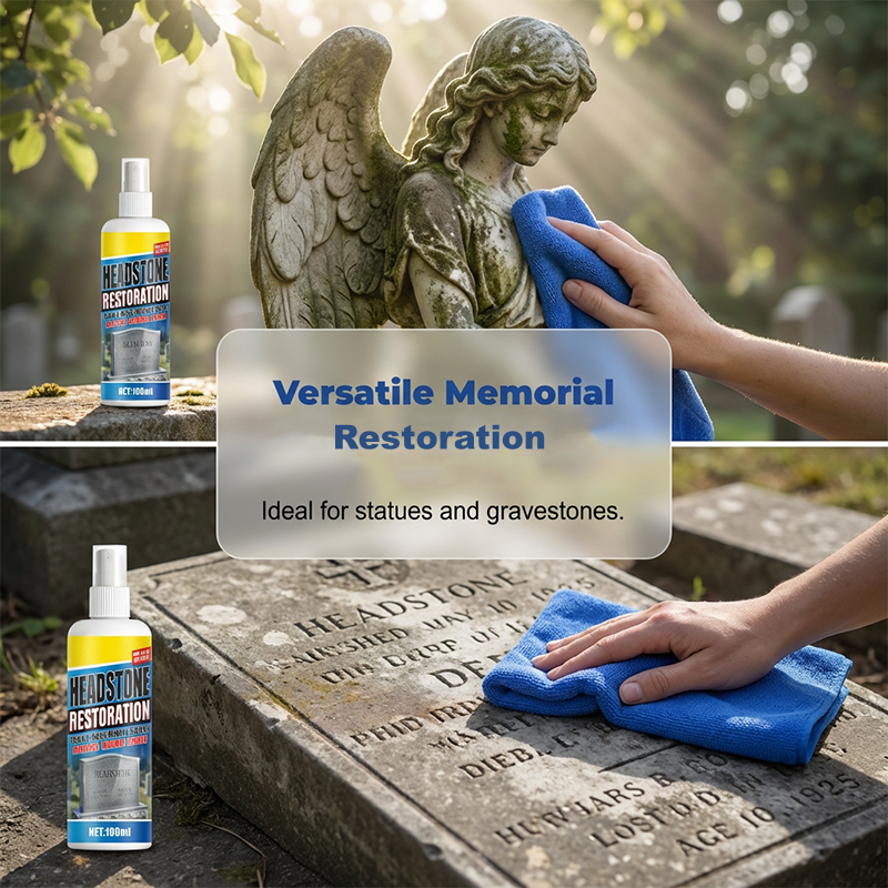 🥳2026 HOT SALE🥳Headstone Cleaning & Restoration Spray – Remove Stains Instantly