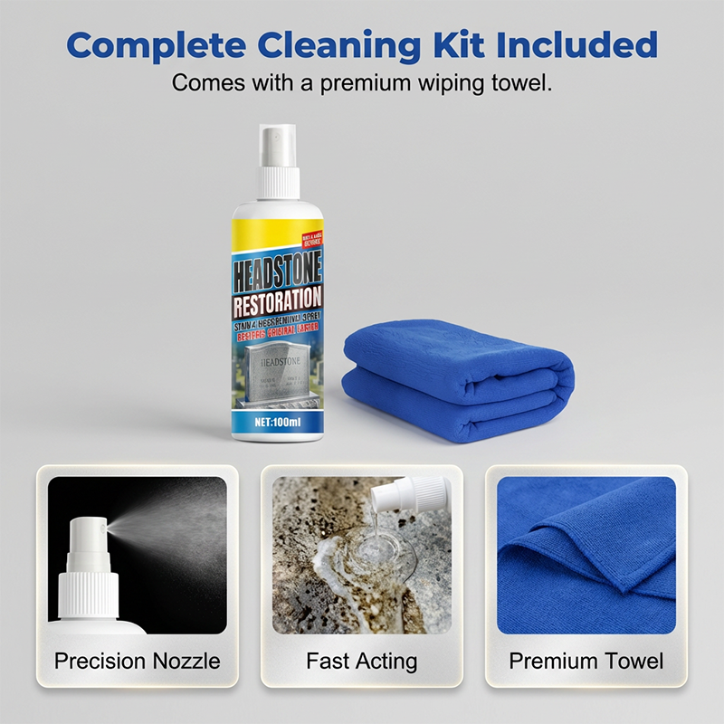 🥳2026 HOT SALE🥳Headstone Cleaning & Restoration Spray – Remove Stains Instantly