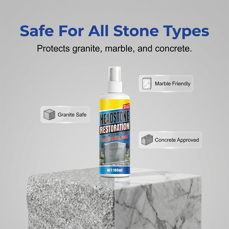 🥳2026 HOT SALE🥳Headstone Cleaning & Restoration Spray – Remove Stains Instantly