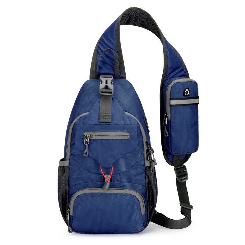 📢📢Last Week 50% OFF!!🔥✨UnisexMen's Outdoor Sling Bag – Multi-Pocket, Water-Resistant & Breathable – Perfect for Travel & Daily Use