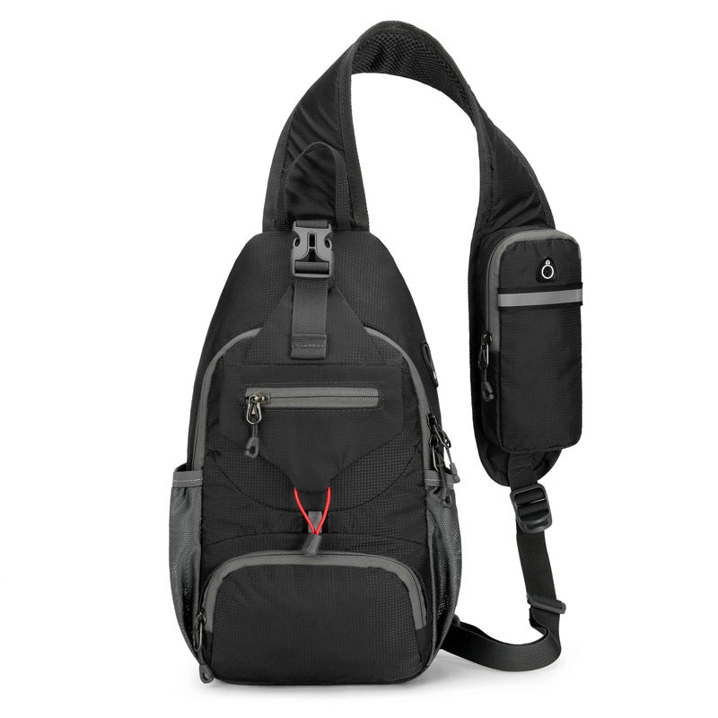 📢📢Last Week 50% OFF!!🔥✨UnisexMen's Outdoor Sling Bag – Multi-Pocket, Water-Resistant & Breathable – Perfect for Travel & Daily Use