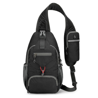 📢📢Last Week 50% OFF!!🔥✨UnisexMen's Outdoor Sling Bag – Multi-Pocket, Water-Resistant & Breathable – Perfect for Travel & Daily Use
