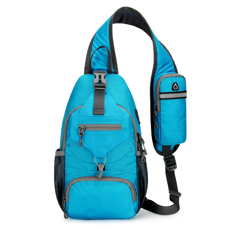 📢📢Last Week 50% OFF!!🔥✨UnisexMen's Outdoor Sling Bag – Multi-Pocket, Water-Resistant & Breathable – Perfect for Travel & Daily Use
