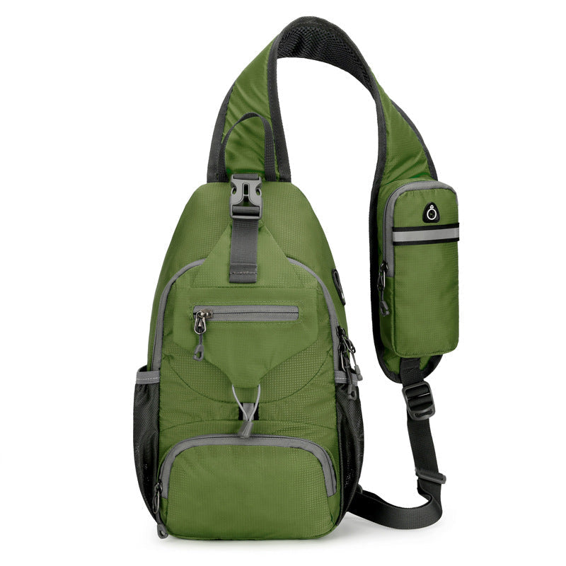 📢📢Last Week 50% OFF!!🔥✨UnisexMen's Outdoor Sling Bag – Multi-Pocket, Water-Resistant & Breathable – Perfect for Travel & Daily Use
