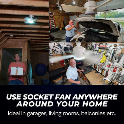 ⏳LAST DAY SALE 50% OFF🔥40W LED Ceiling Fan Light – 20.5” Ultra-Quiet with Remote 🎯 | E27 + FREE B22 Adapter 🔌 | For Bedroom 😴, Kitchen 👩‍🍳 & Garage 🛠️