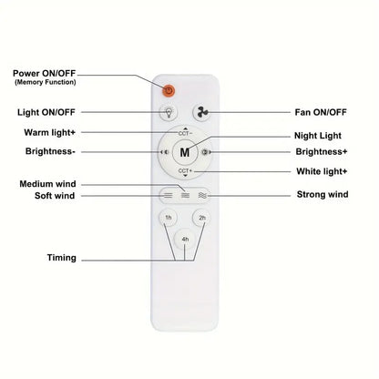⏳LAST DAY SALE 50% OFF🔥40W LED Ceiling Fan Light – 20.5” Ultra-Quiet with Remote 🎯 | E27 + FREE B22 Adapter 🔌 | For Bedroom 😴, Kitchen 👩‍🍳 & Garage 🛠️