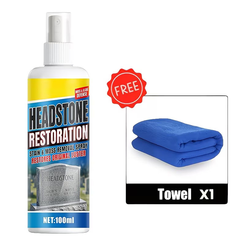🥳2026 HOT SALE🥳Headstone Cleaning & Restoration Spray – Remove Stains Instantly