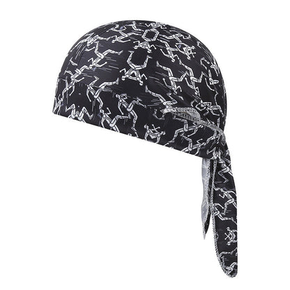 Paisley Cooling Headscarf Cap Set, Motorcycle Pirate Head Wrap Safety Helmet Liner, Elastic Fit Hand Washable Multifunctional Outdoor Headwear for Athletes & Outdoor Enthusiasts