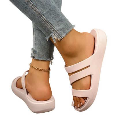 🔥2026 New Arrival ＆ Hot Sale ＆ 50％ Off🔥Women’s Cushioned Thick Sole Slides