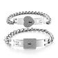 📢📢50% OFF !! ⏰Lock and Key Couple's Bracelets Set