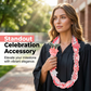 Graduation Ribbon Lei with Flowers