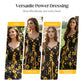 💐50% OFF ! Women’s Print Puff Sleeve Dress – Perfect for Summer Days 🌸☀️【Limited Offer】