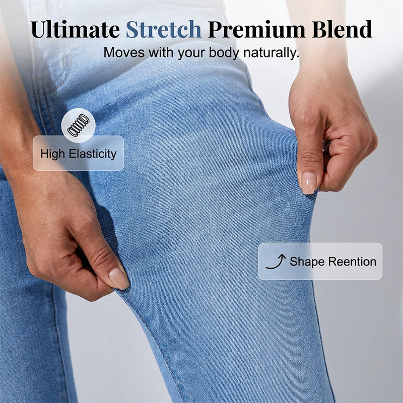 High-Waist Stretch Flare Jeans for Women